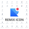 REMIX ICON　ロゴ
